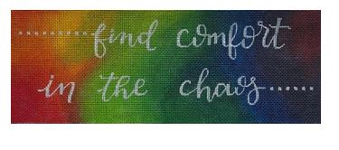 click here to view larger image of Chaos Comfort (hand painted canvases)