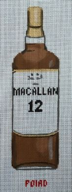 click here to view larger image of Maccallan Scotch Ornament (hand painted canvases)