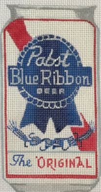 click here to view larger image of Pabst Blue Ribbon Beer (hand painted canvases)
