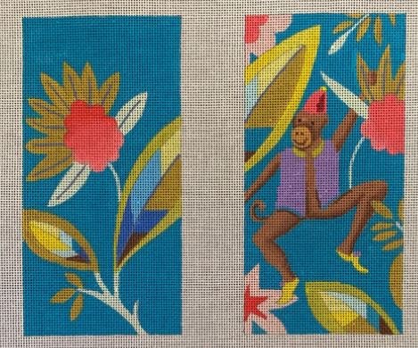 click here to view larger image of Tapestry Monkey/Double (hand painted canvases)