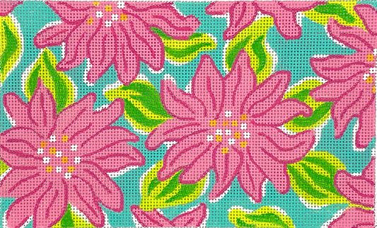 click here to view larger image of Clutch - Lilly-inspired Chrysanthemum (hand painted canvases 2)