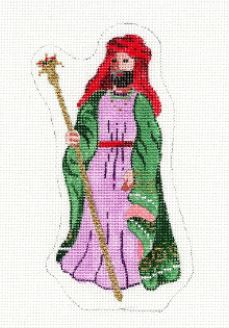 click here to view larger image of Nativity - Wise Man w/Gold (hand painted canvases)