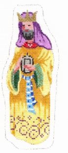 click here to view larger image of Nativity - Wise Man w/Frankincense (hand painted canvases)