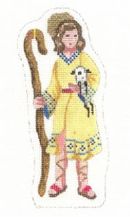 click here to view larger image of Nativity - Shepherd Boy (hand painted canvases)