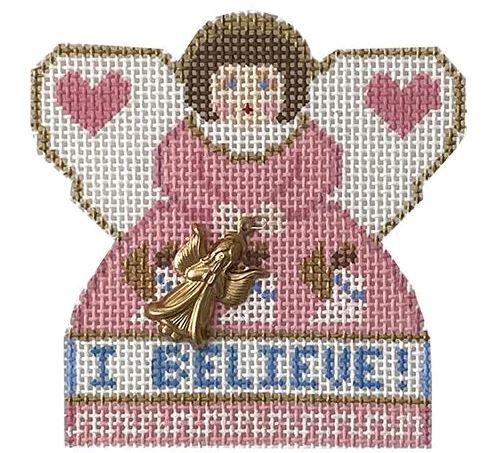 click here to view larger image of I Believe Mini Angel (hand painted canvases)