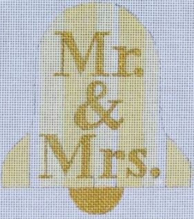 click here to view larger image of Mr Mrs Bell (hand painted canvases)