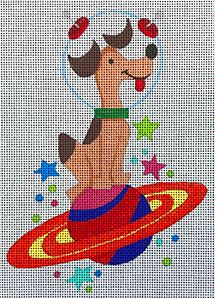 click here to view larger image of Astro Dog (hand painted canvases)