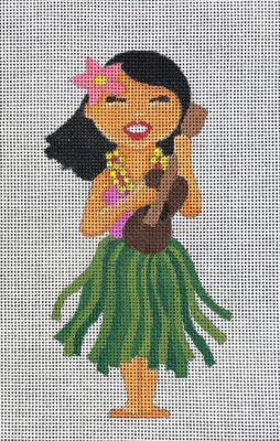 click here to view larger image of Hula Girl (hand painted canvases)