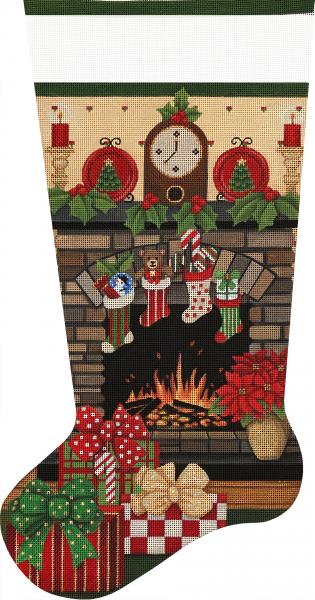click here to view larger image of Stockings Were Hung (hand painted canvases)