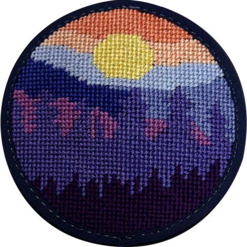 click here to view larger image of Mountain Scene Ornament (needlepoint kits)