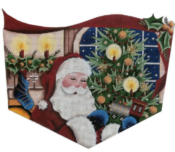 click here to view larger image of Santa Presents/Boy Cuff (hand painted canvases)