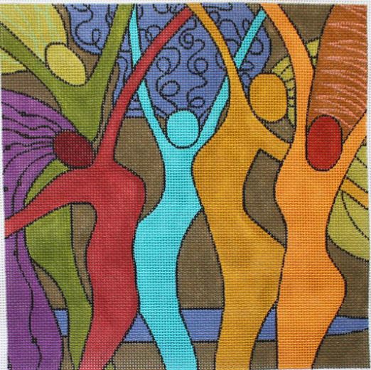 click here to view larger image of Celebrating Women (hand painted canvases)
