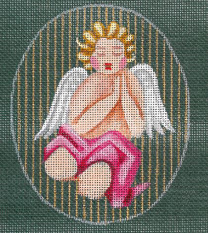 click here to view larger image of Chubby Cherub - Ariel (hand painted canvases)