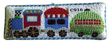 click here to view larger image of Circus Train (hand painted canvases)