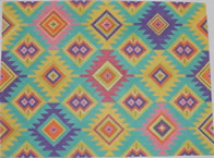 click here to view larger image of Southwest Geometric - Bright (hand painted canvases)