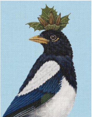 click here to view larger image of California King - Magpie (hand painted canvases)