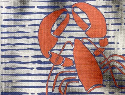 click here to view larger image of Waterline Lobster - 43 (hand painted canvases)