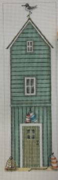 click here to view larger image of Blue Beach Hut (hand painted canvases)