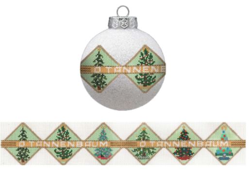 click here to view larger image of Ornament Band - O Tannenbaum (hand painted canvases)