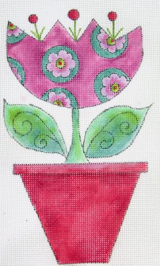 click here to view larger image of Potted - 102 (hand painted canvases)