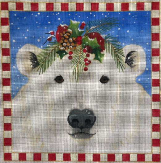 click here to view larger image of Polar Bear Portrait (hand painted canvases)
