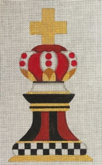 click here to view larger image of King Chess Piece (hand painted canvases)