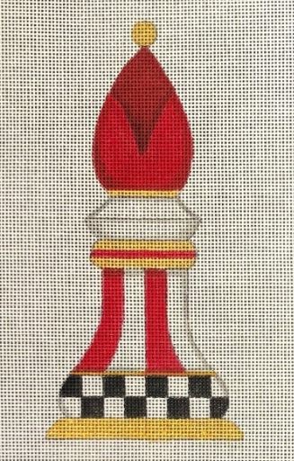 click here to view larger image of Bishop Chess Piece (hand painted canvases)