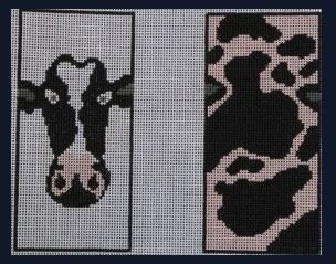 click here to view larger image of Cow Eyeglass Case (hand painted canvases)