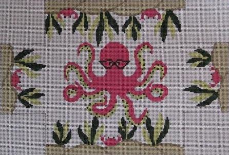 click here to view larger image of Octopus Brick Cover (hand painted canvases)
