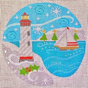 click here to view larger image of Lighthouse Round 4 (hand painted canvases)