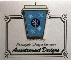 click here to view larger image of Needleminder - Blue Snowflake Cup (accessories)
