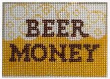 click here to view larger image of Beer Money Insert (hand painted canvases)