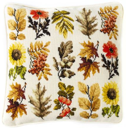 click here to view larger image of Millefleur Autumn (needlepoint kits)