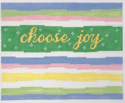 click here to view larger image of Choose Joy (hand painted canvases)