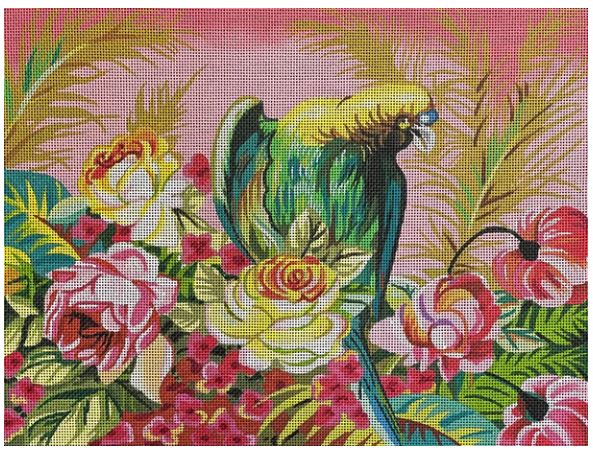 click here to view larger image of Vintage Parrot (hand painted canvases)