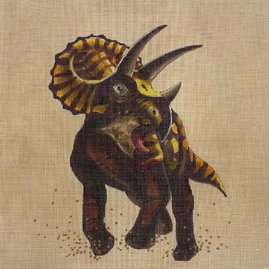 click here to view larger image of Triceratops (hand painted canvases)