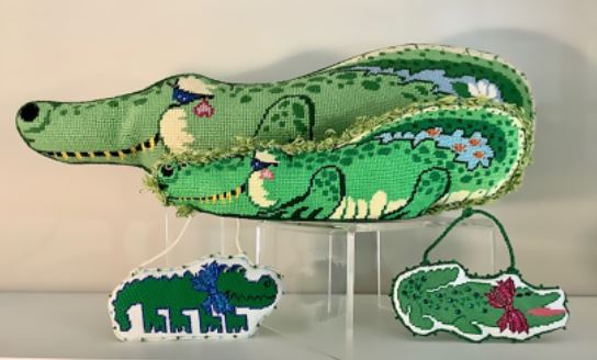 click here to view larger image of Alligator (hand painted canvases)