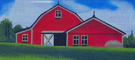 click here to view larger image of Red Barns (hand painted canvases)