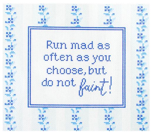click here to view larger image of Jane Austen - Run Mad (printed canvas)