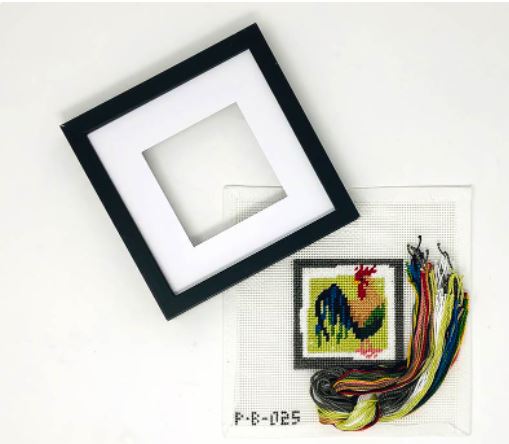 click here to view larger image of First Stitch Kit - Rooster (needlepoint kits)