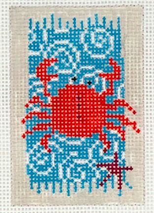 click here to view larger image of PDQ (Pretty Darn Quick) Kit - Crab (needlepoint kits)