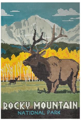click here to view larger image of Rocky Mountain National Park (hand painted canvases)
