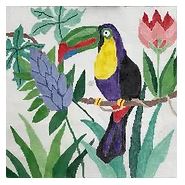 click here to view larger image of Tree Top Toucan (hand painted canvases)