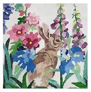 click here to view larger image of Sweet Bunny (hand painted canvases)