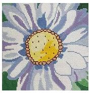 click here to view larger image of Small White Daisy (hand painted canvases)