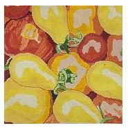 click here to view larger image of Farmers Market - Fancy Tomatoes (hand painted canvases)