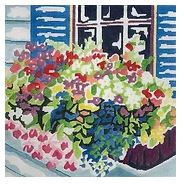 click here to view larger image of Window Box 4 (hand painted canvases)