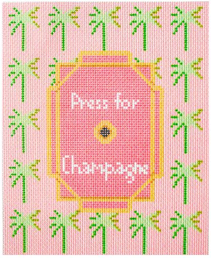 click here to view larger image of Press for Champagne (printed canvas)