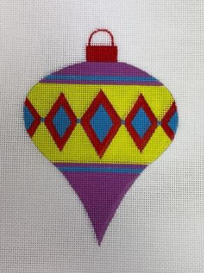 click here to view larger image of Mod Ornament 3 (hand painted canvases)