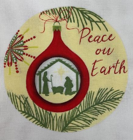 click here to view larger image of Peace On Earth (hand painted canvases)